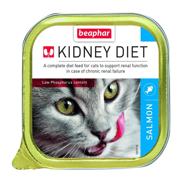 BEAPHAR KIDNEY DIET 貓罐頭 腎臟保健配方 三文魚 100g (藍色) (13377) (圖片1)