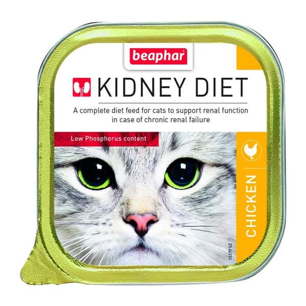 BEAPHAR KIDNEY DIET 貓罐頭 腎臟保健配方 雞肉 100g (黃色) (13379) (圖片1)