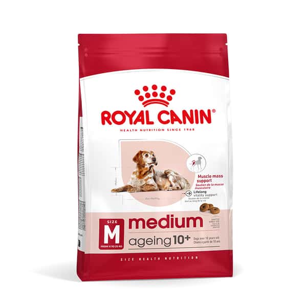 Royal Canin 狗糧 法國皇家狗糧 健康營養系列 中型老犬10+營養配方 中型老犬糧 10+ 3kg (圖片1)