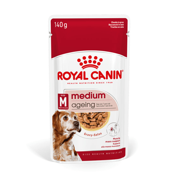 Royal Canin Wet Dog Food - Medium Ageing 7+ Dog (Gravy) 140g (圖片1)