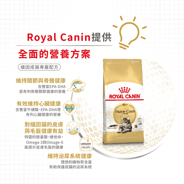 Royal Canin Dry Cat Food - Adult Maine Coon MCO 2kg (2550020010) (圖片5)