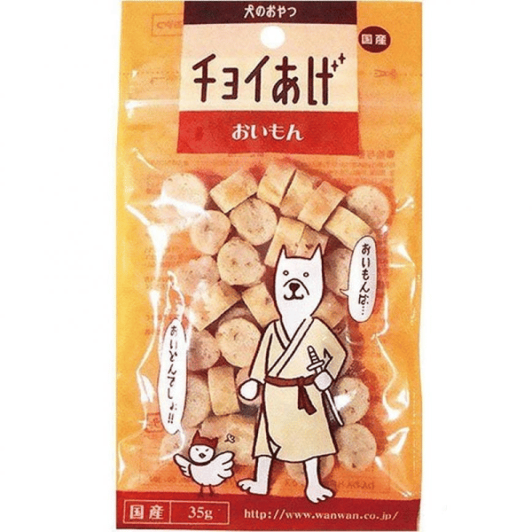 日本Doggie 日本Doggie 狗零食 日本製 雞肉地瓜粒 35g 35g  正面圖