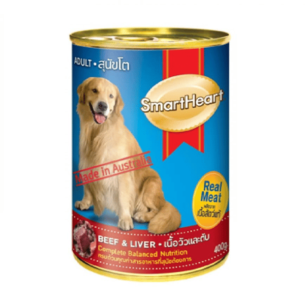 SmartHeart 愛心 成犬狗罐頭 牛肉+肝 400g (SDA/BL400) (圖片1)