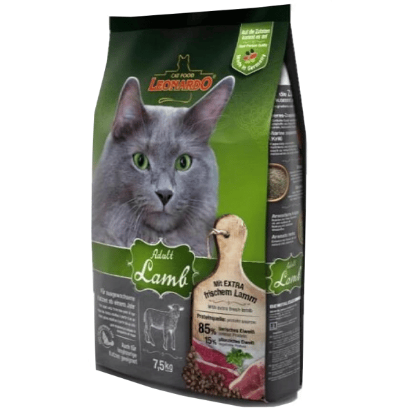 Leonardo Leonardo 貓糧 天然成貓糧 羊肉配方 7.5KG 正面圖