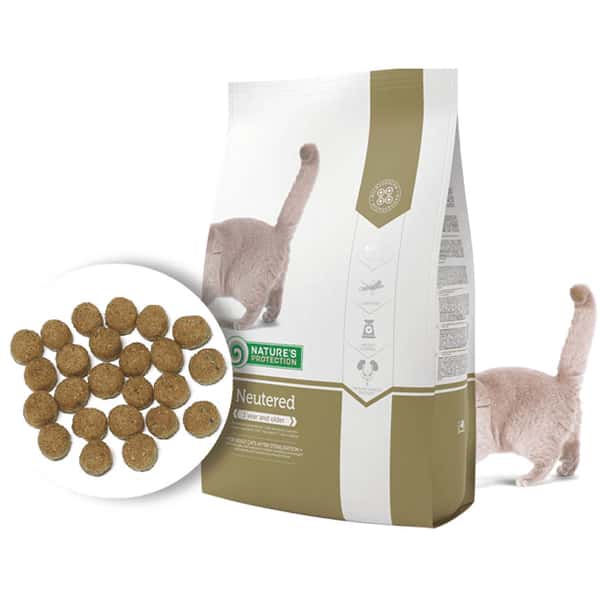 Nature's Nature's Protection 貓糧 成貓糧 加護系列 低脂減肥配方 2kg 白啡 2kg 正面圖