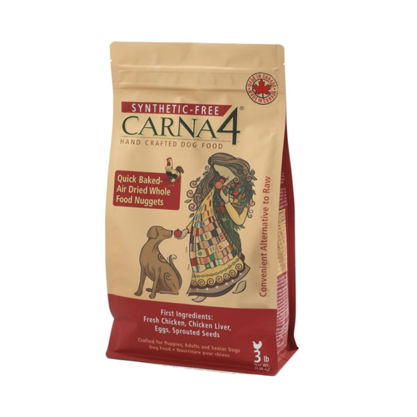 CARNA4 無穀物狗糧 頂級烘培風乾系列 全犬配方 雞肉 3lbs (CN3126) (圖片1)