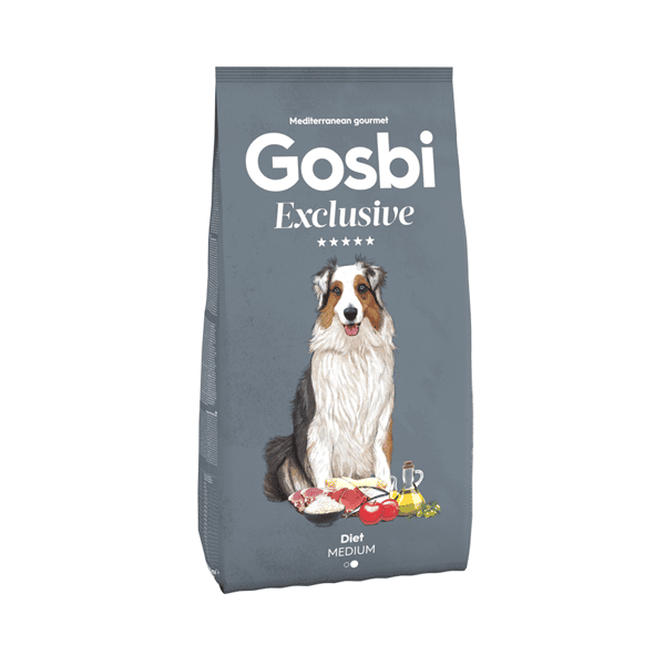 Gosbi Exclusive 狗糧 全營養蔬果系列 中型成犬減肥配方 12kg (圖片1)