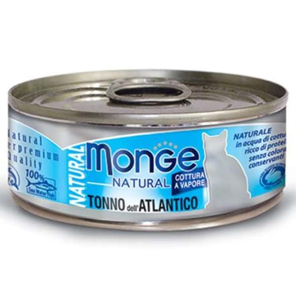 Monge 貓罐頭 高蛋白質野生海洋系列 大西洋吞拿魚 80g (MO7214) (圖片1)