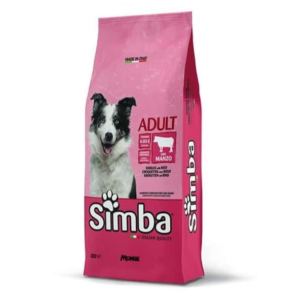 Monge Monge Simba 狗糧 天然系列 成犬配方 牛肉 10kg 10kg  正面圖