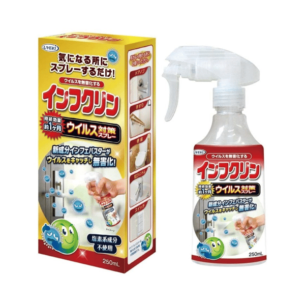 日本UYEKI 抗細菌抗病毒塗層噴霧 250ml (圖片1)