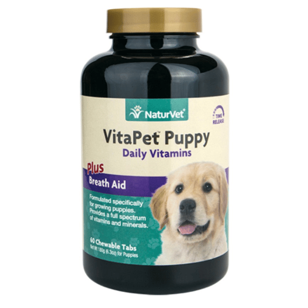 NaturVet VitaPet Puppy Tablets 60 Chewable Tabs (N3020) (圖片1)