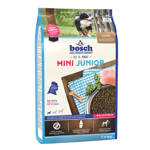 Bosch 狗糧 幼犬糧 細種幼犬配方 3kg (BO-5204003) (圖片1)