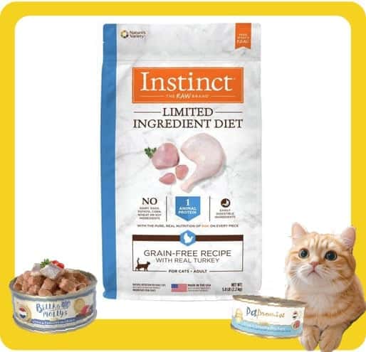 Instinct Instinct 貓糧 本能 貓糧 無穀物單一蛋白系列 火雞 5lb 5lb 正面圖