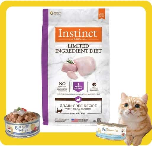 Instinct Instinct 貓糧 本能 貓糧 無穀物單一蛋白系列 兔肉 4.5lb 5lb  正面圖