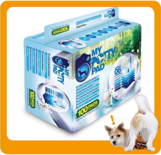 My My Potty Pad 殿堂吸 寵物尿墊 狗尿墊 狗尿片 MPP100 [33*45 S碼 100PADS]   正面圖