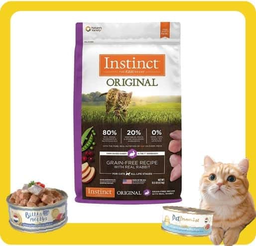 Instinct Instinct 貓糧 本能 貓糧 無穀物兔肉配方 4.5lb 5lb  正面圖