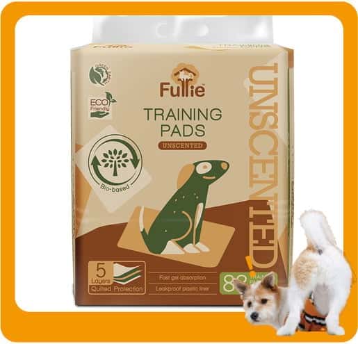 Furrie芙莉爾 Furrie芙莉爾 生物基自然分解環保 寵物尿墊 狗尿墊 狗尿片 [30x45 S碼 88PADS]   正面圖