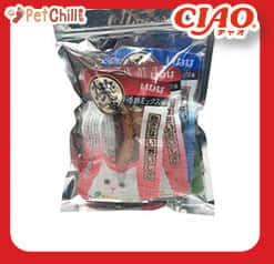 CIAO CIAO 貓零食 日本燒鰹魚條 小包裝 15g [套裝1包12條] 15g  正面圖
