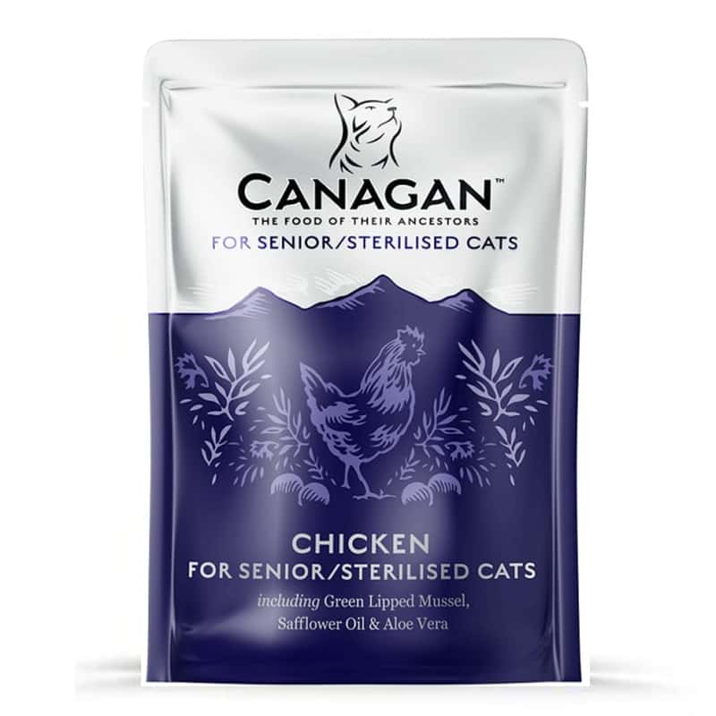 CANAGAN原之選 CANAGAN原之選 貓濕糧 老貓鮮肉滋味包 雞肉 85g 85g  正面圖