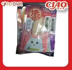 CIAO CIAO 貓零食 日本烤雞胸肉 大包裝 30g [套裝1包10條] 30g  正面圖