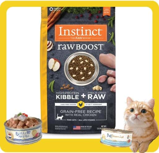 Instinct Instinct 貓糧 本能 貓糧 無穀物生肉系列 雞肉 10lb 10lb  正面圖