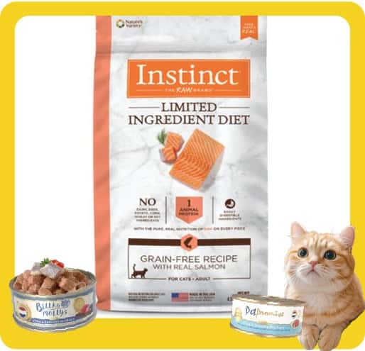 Instinct Instinct 貓糧 本能 貓糧 無穀物單一蛋白系列 三文魚 4.5lb 5lb  正面圖