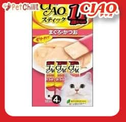 CIAO CIAO 貓零食 日本啫喱果凍棒 11歳まぐろ・かつお 金槍魚鰹魚味 11歲食用 60g 60g  正面圖
