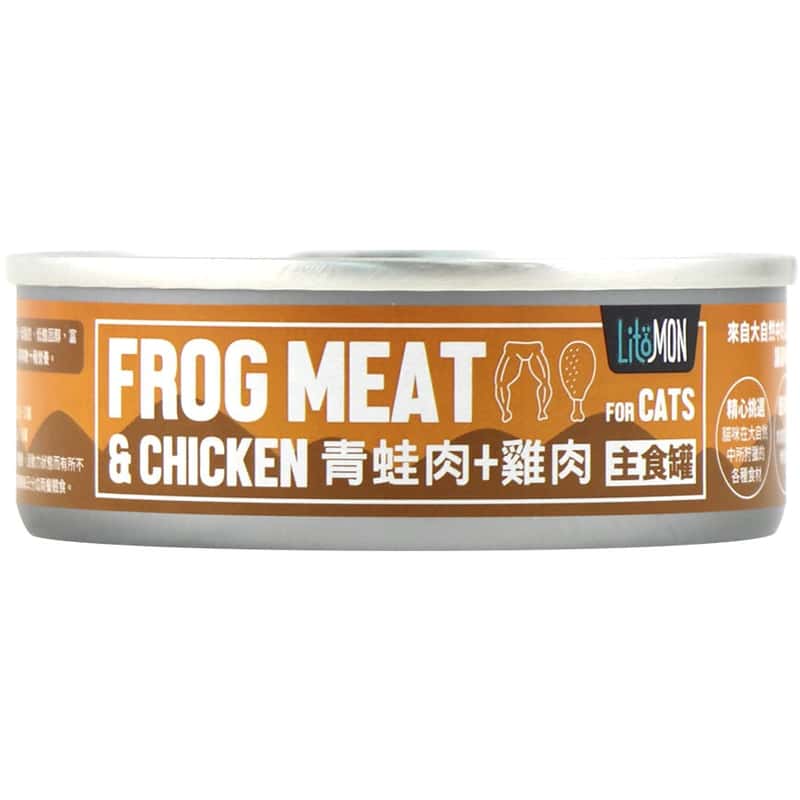 怪獸部落 怪獸部落 野味貓主食罐 青蛙雞肉 82g 82g  正面圖