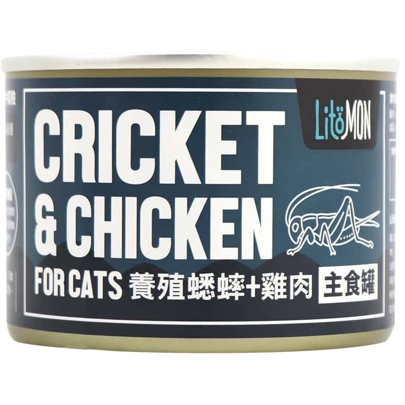 怪獸部落 怪獸部落 野味貓主食罐 蟋蟀雞肉 165g 165g  正面圖