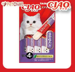 CIAO CIAO 貓零食 日本啫喱果凍棒 ささみ&紅ずわいがに 雞肉女王蟹味 60g 60g  正面圖