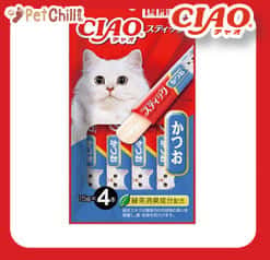 CIAO CIAO 貓零食 日本啫喱滋味棒 かつお 鰹魚味 60g 60g  正面圖