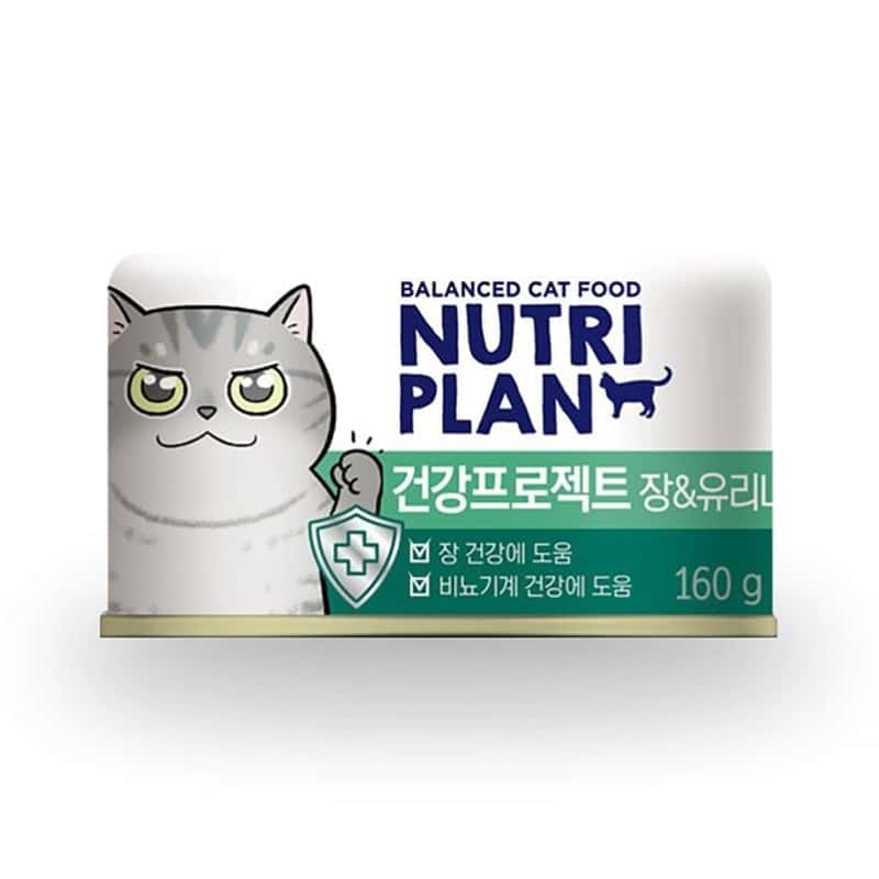 Nutriplan Nutriplan 貓罐頭 營養企劃 韓國腸胃及泌尿護理配方 160g  - 限時優惠 160g  正面圖