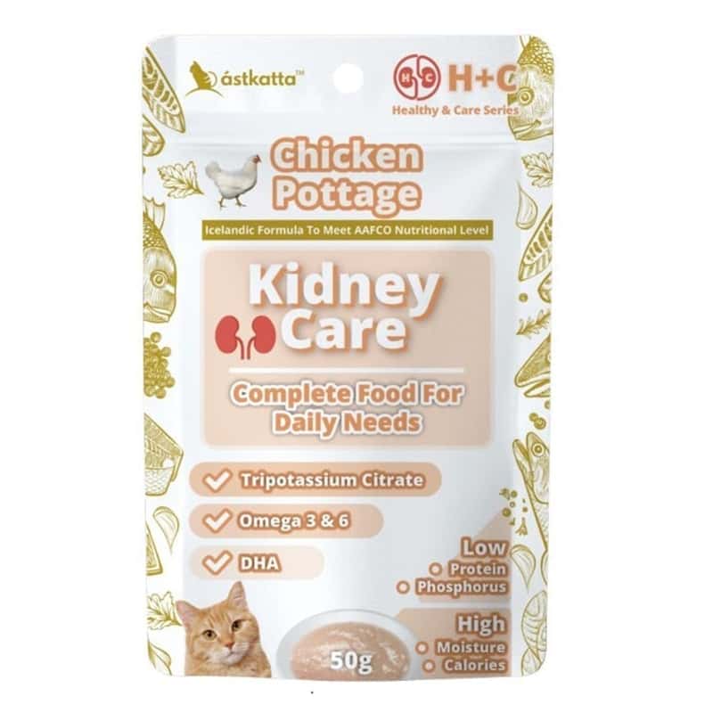 Astkatta Astkatta 貓濕糧 腎臟主食包 雞肉濃湯 50g 50g  正面圖