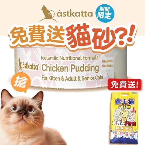 Astkatta Astkatta 冰島罐 貓罐頭 布甸罐 純雞肉 40g 40g  正面圖