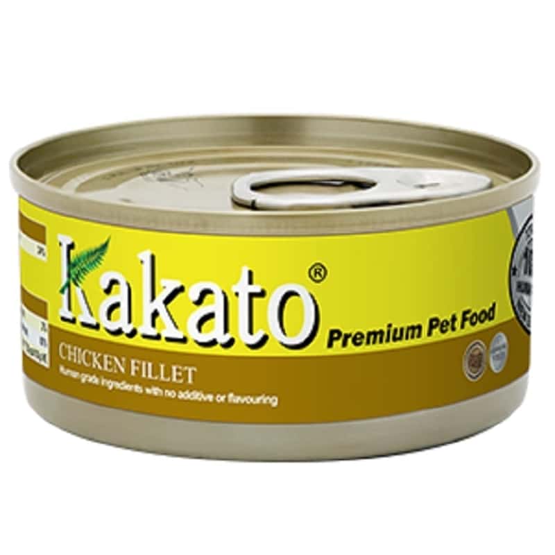 Kakato Kakato 罐頭 貓狗罐頭 雞柳 Chicken Fillet 70g 70g  正面圖