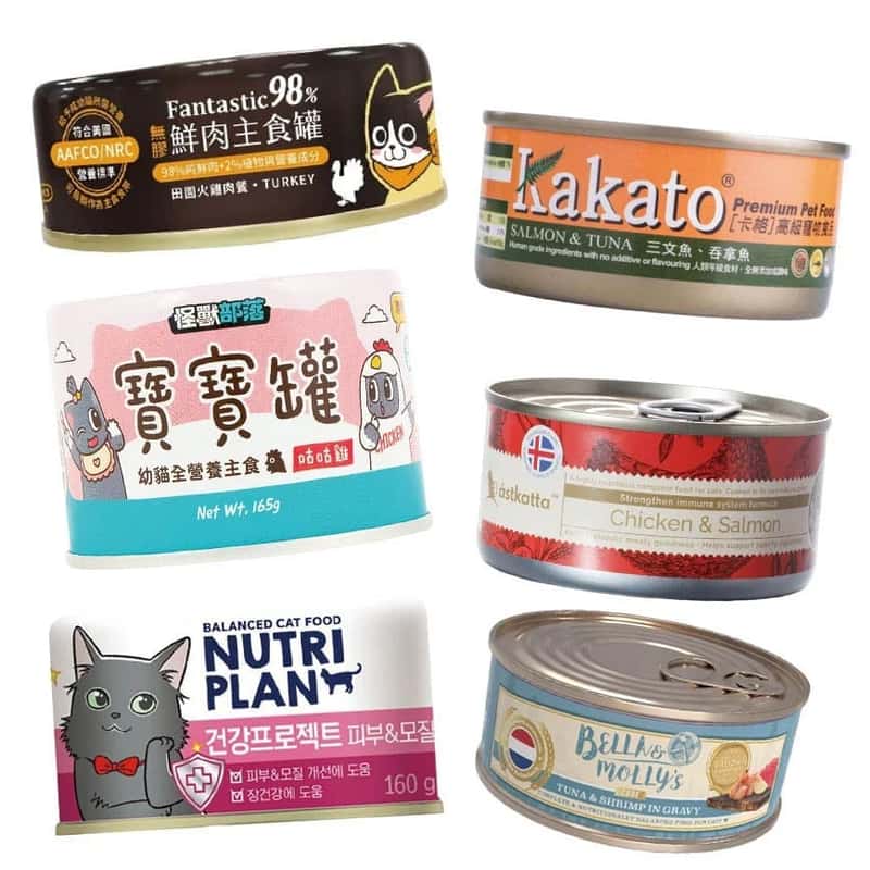 Bella & Molly's Bella & Molly's | 汪喵星球 | 怪獸部落 | Kakato | Astkatta | Nutriplan | 貓罐頭 1件 隨機混合發貨 正面圖