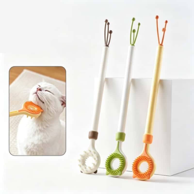 Cat Toy Interactive Scratching Teaser Wand 貓玩具 逗貓棒 寵物用品速遞