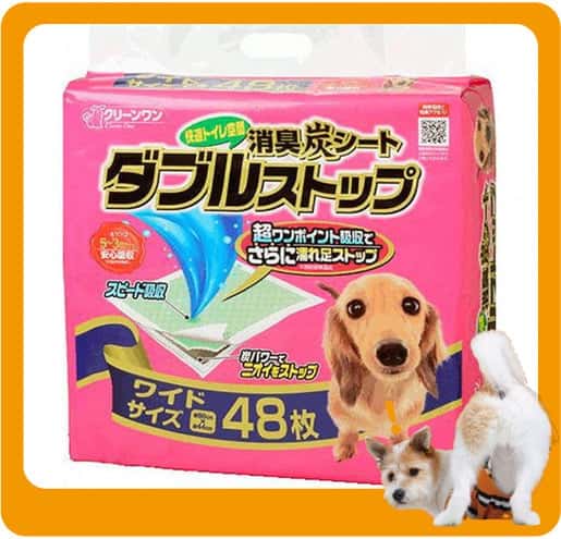 日本Clean 日本Clean One 消臭炭寵物尿墊 狗尿墊 狗尿片 [44*60 L碼 48枚]   正面圖
