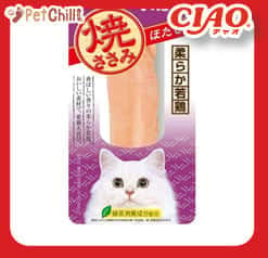 CIAO CIAO 貓零食 日本烤雞胸肉 扇貝味 30g 30g  正面圖