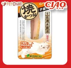 CIAO CIAO 貓零食 日本燒鰹魚條 25g [幼貓用] 25g 貓用 正面圖