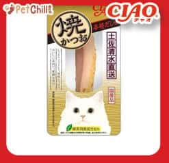 CIAO CIAO 貓零食 日本燒鰹魚條 25g [正宗高湯味] 25g  正面圖