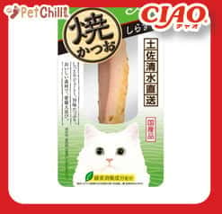CIAO CIAO 貓零食 日本燒鰹魚條 25g [銀魚口味] 25g  正面圖