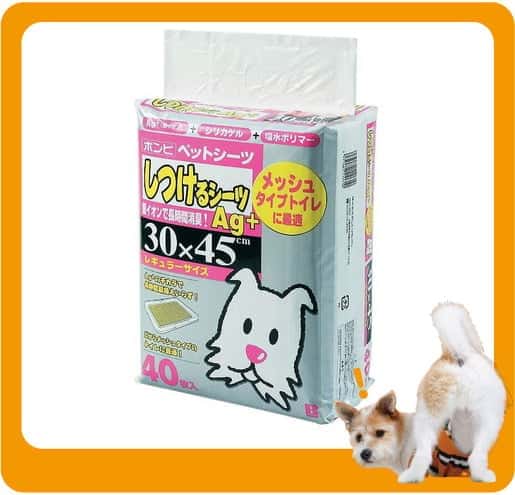 日本Bonbi 日本Bonbi 寵物尿墊 狗尿墊 狗尿片 [30*45 40枚]   正面圖