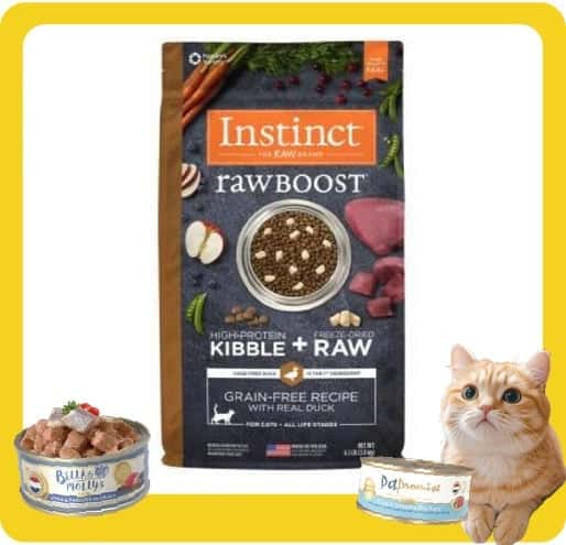 Instinct Instinct 貓糧 本能 貓糧 無穀物生肉系列 鴨肉 4.5lb 5lb  正面圖