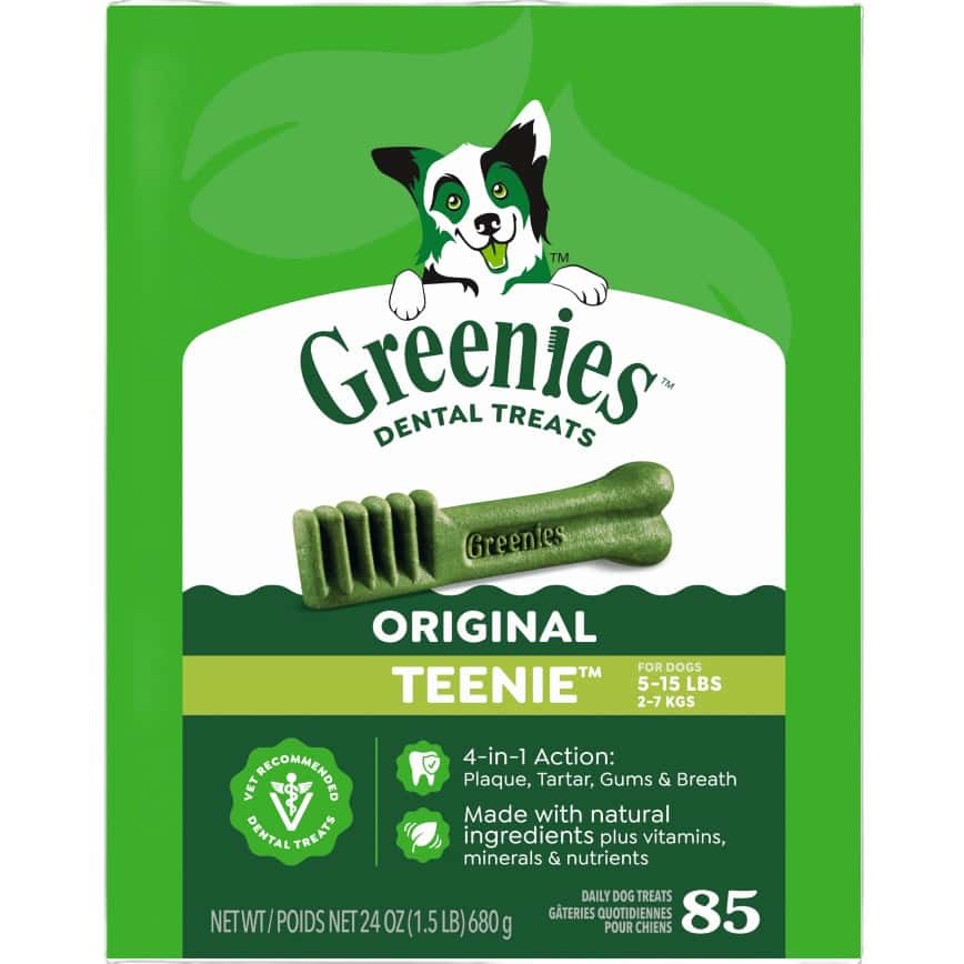 Greenies 狗零食 Original Teenie 潔齒骨 的骰犬用 85支 24oz (60018837) (img2)
