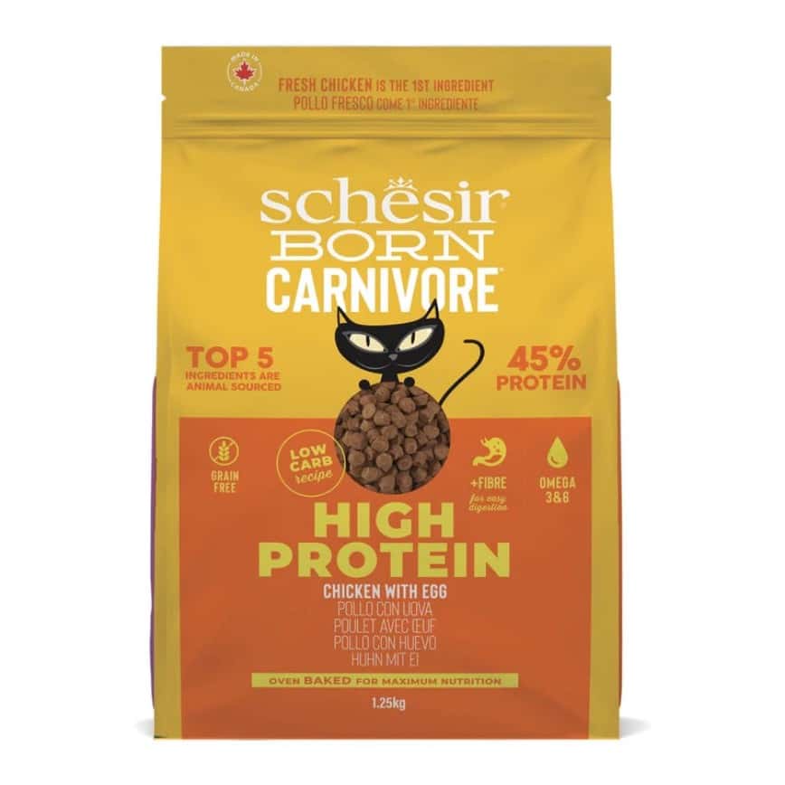 Schesir 貓糧 成貓糧 無穀物 高蛋白雞肉雞蛋配方 1.25kg (SCH13821) (img2)