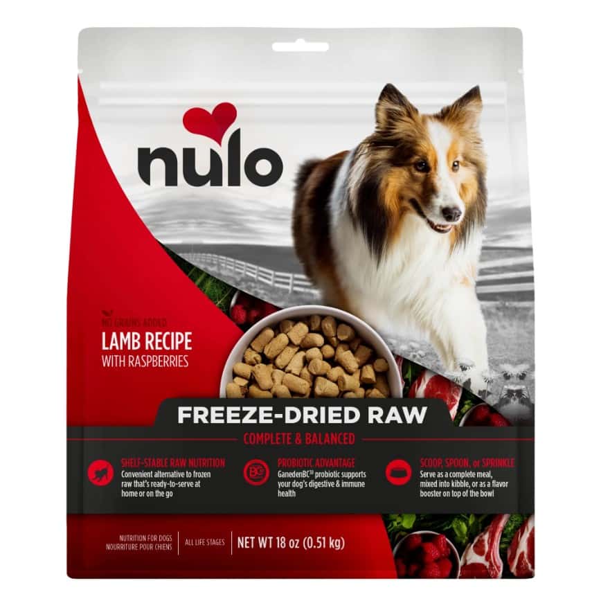 Nulo 無穀物凍乾狗糧 羊+紅桑子配方 18oz (55FL18) (img2)