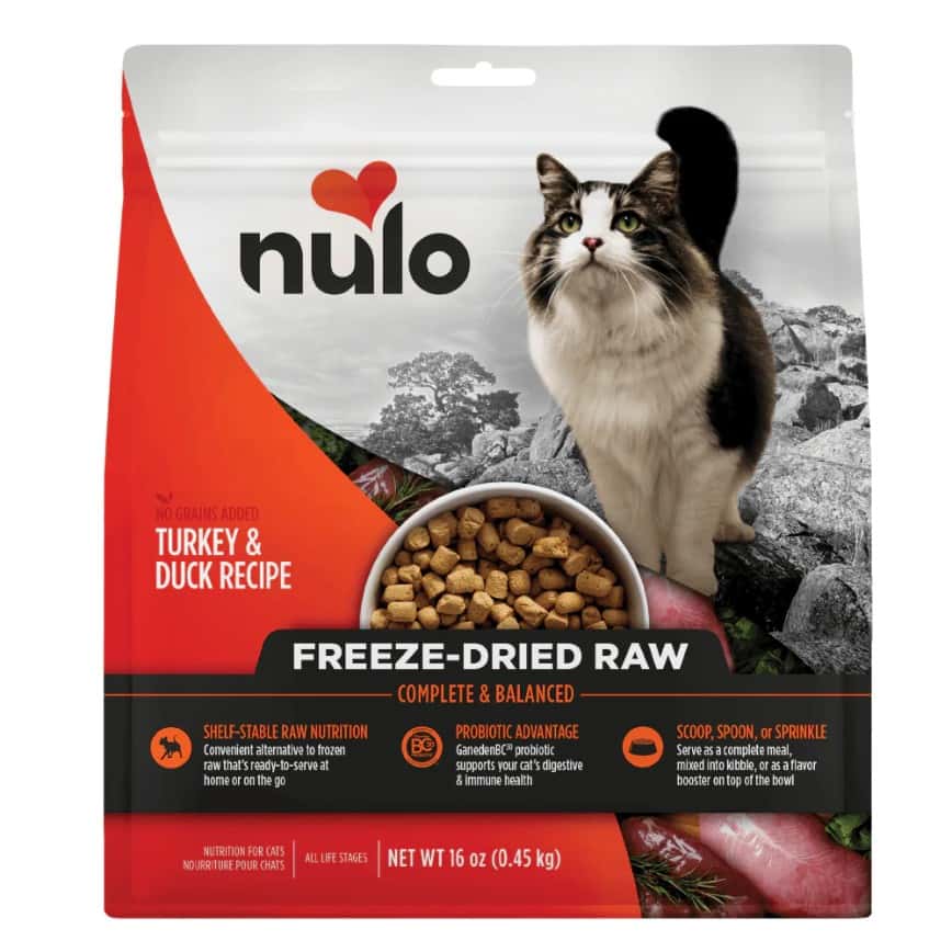Nulo 無穀物凍乾貓糧 火雞+鴨 16oz (65FT16) (img2)