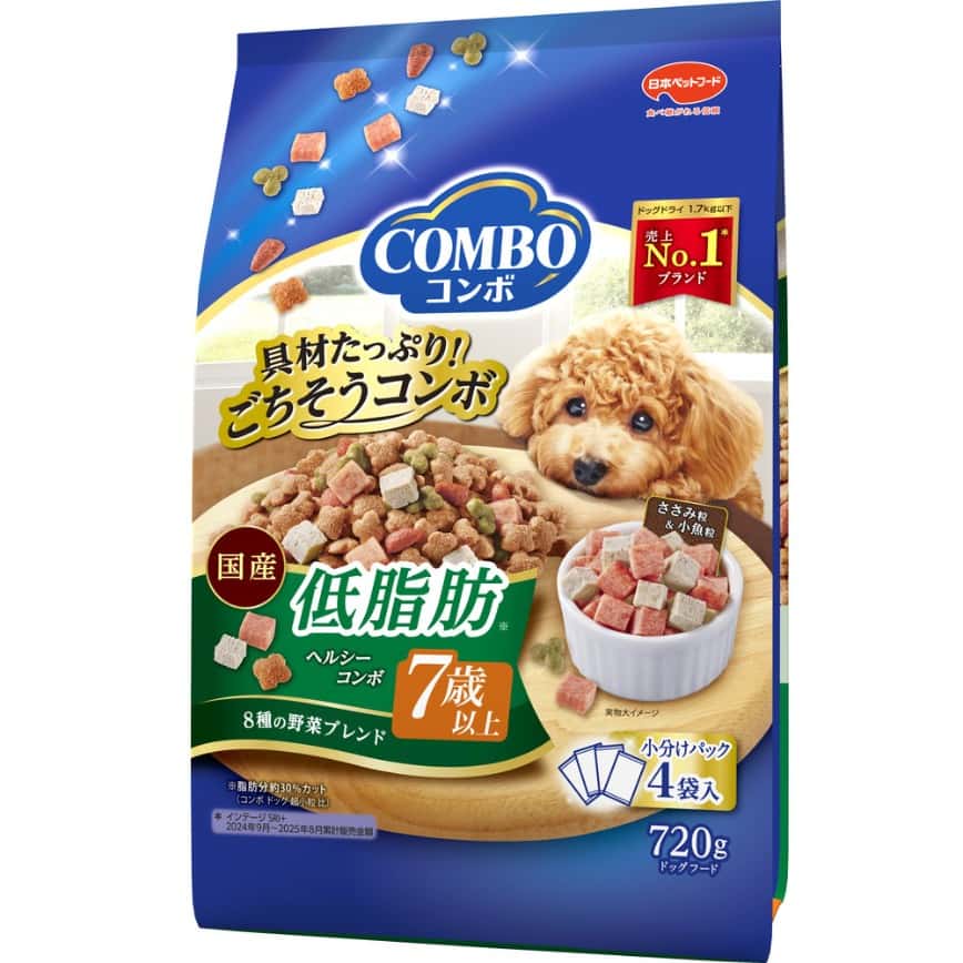 COMBO 狗糧 老犬7+專用 低脂配方 180g×4 (NPF-CDL7720) (img2)