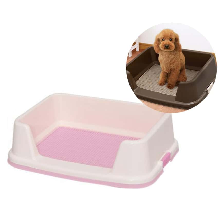 IRIS 狗狗專用 高身防噴狗廁所 TRT-650 大碼 (50.5x65x18.5) (顏色隨機) (圖片2)